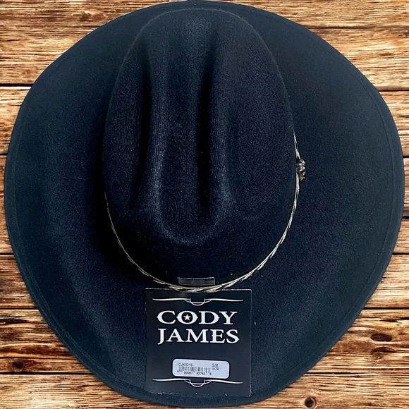Cody James Kids Black Cowboy Hat - Picture 1 of 5
